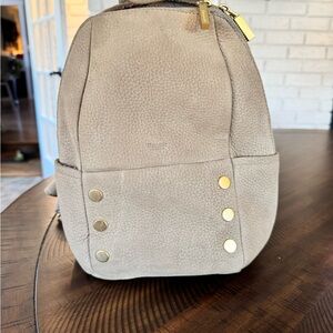 Hammitt Beige Backpack with Gold Details